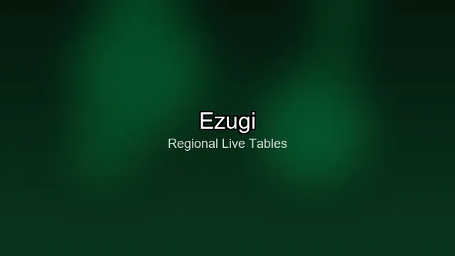 Ezugi live baccarat and Andar Bahar tables in international studio