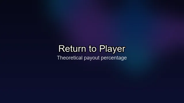 Illustration of casino slot RTP return-to-player mathematics