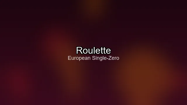 European roulette wheel and betting layout with chips